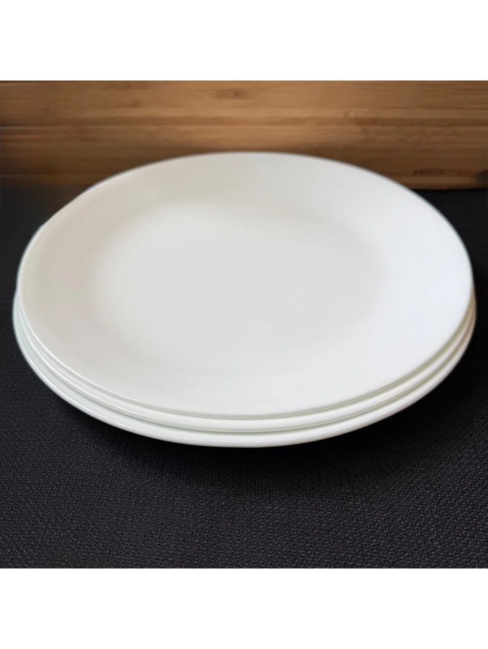 Corelle Winter Frost White 3 Dinner Plates 3 Bowls 6 Pc Replacement Set Lot